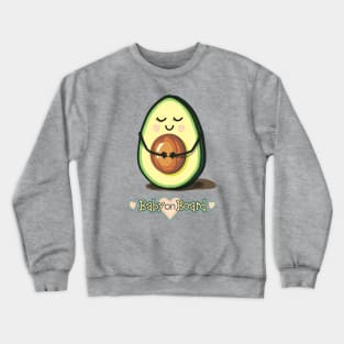 Baby on Board Avocado Mama Crewneck Sweatshirt